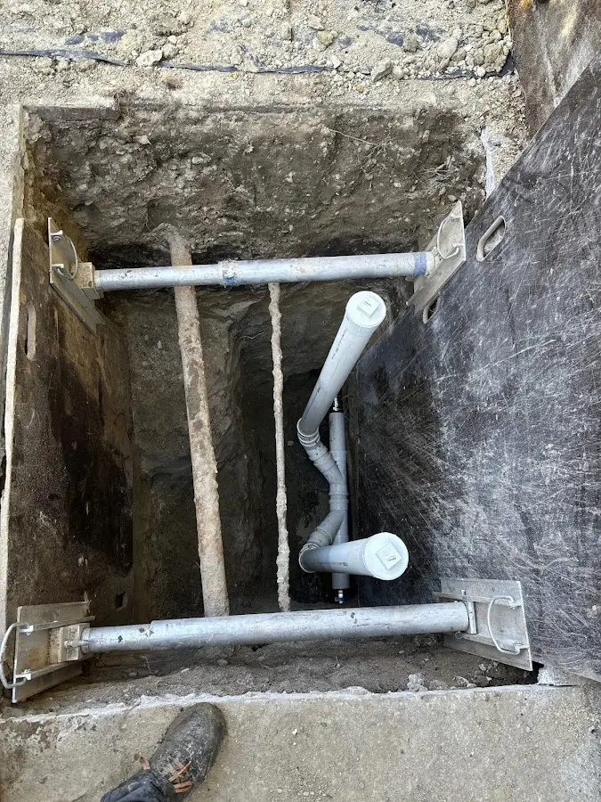 Experienced plumber completing Gas Line Repair work in Pineville